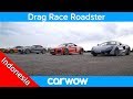 AMG GT C vs Audi R8 vs McLaren 570S vs BMW i8 - PERLOMBAAN ATAP, DRAG dan ROLLING RACE Roadster!