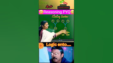 Missing Number #pyq 82 #reasoning #trending #youtubeshorts #viralvideo #shorts #yt #ytshorts #ssc