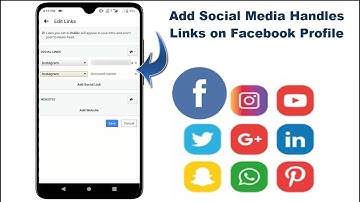 How To Add Instagram,YouTube, TikTok,WhatsApp,Twitter,Pinterest, Skype Link To Your Facebook Profile