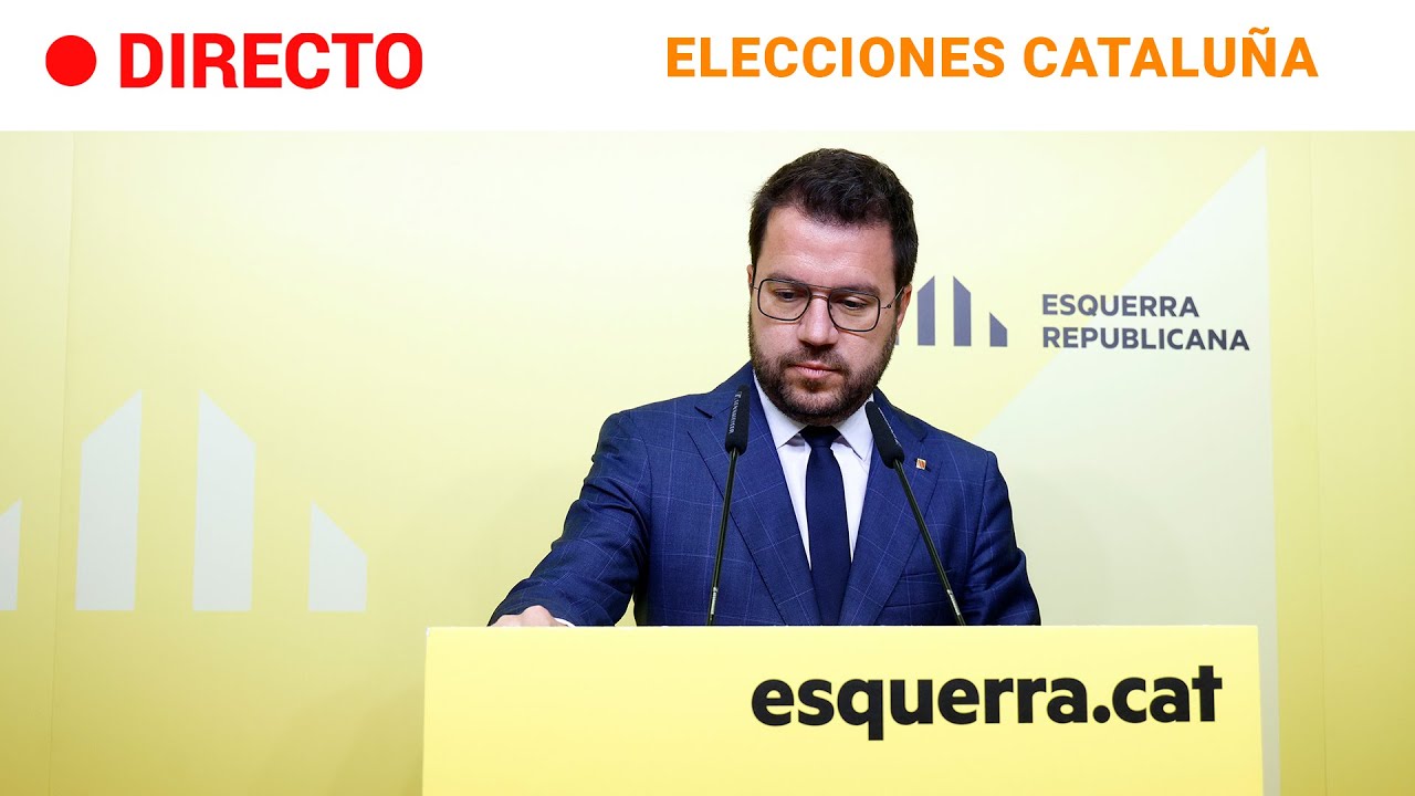 ELECCIONES CATALUÑA: ARAGONÉS dimite tras el BATACAZO de ERC y descarta ...
