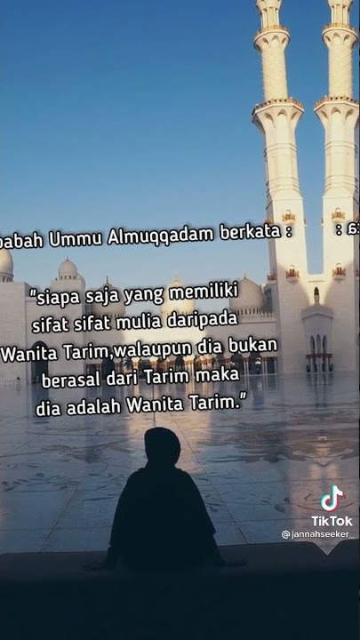 Ciri-ciri wanita Tarim...🤗🤗🤗😊😊😊