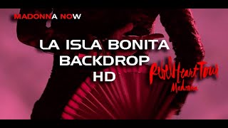 MADONNA - LA ISLA BONITA - REBEL HEART TOUR BACKDROP - HD 1080p