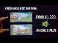 IPHONE 8 PLUS VS POCO X3 PRO PUBG MOBILE TEST | BULLET REGISTRATION, GRAPHICS AND SPEED TEST IN PUBG
