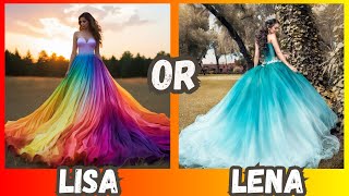 Lisa or Lena❤‍ #lisa #lena #lisaorlena #lisaandlena #viral #trendingvideo