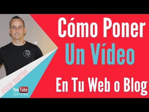 Video: Cómo Poner Un Video En Tu Página