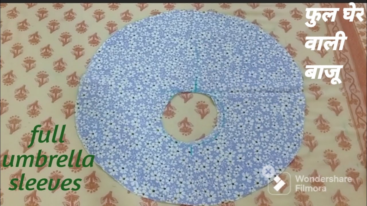Umbrella sleeves cutting and stitching designer sleeves 