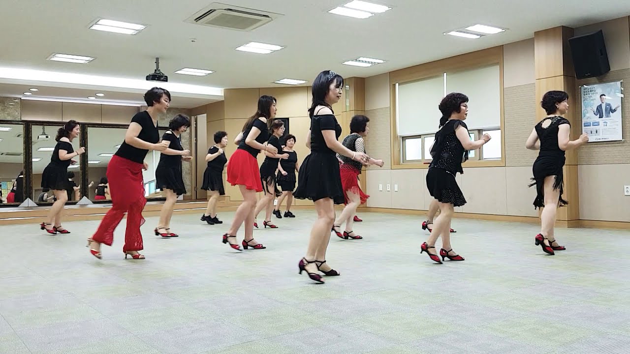 줄리아julia( beginner)Top Line dance YouTube