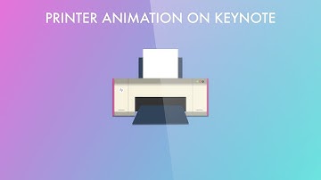 #072 Printer Animation on Keynote Magic Move 2019 Principle Same as PowerPoint #StayHome #WithMe