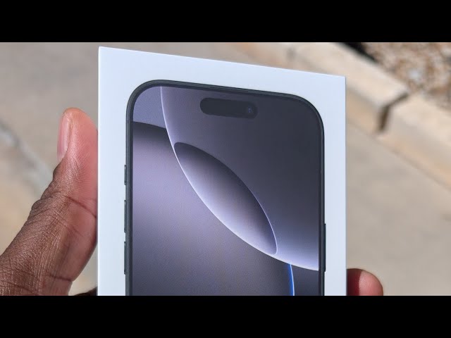iPhone 16 Pro Black Titanium | Unboxing and First Impressions