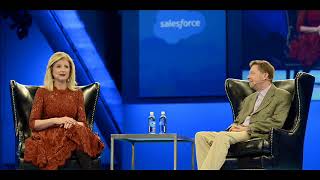 Арианна Хаффингтон и Экхарт Толле на Dreamforce 2014