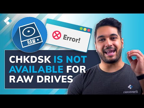 How to Fix "The type of the file system is RAW. CHKDSK is not available for RAW drives" Error?