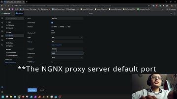 Unifi: Port forwarding for Unraid NGNX proxy server