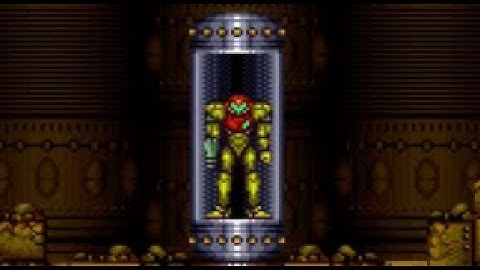 Super Metroid 100% Walkthrough Part 2 Samus Aran. Boss Battle (Spore Spawn) SNES . Nintendo