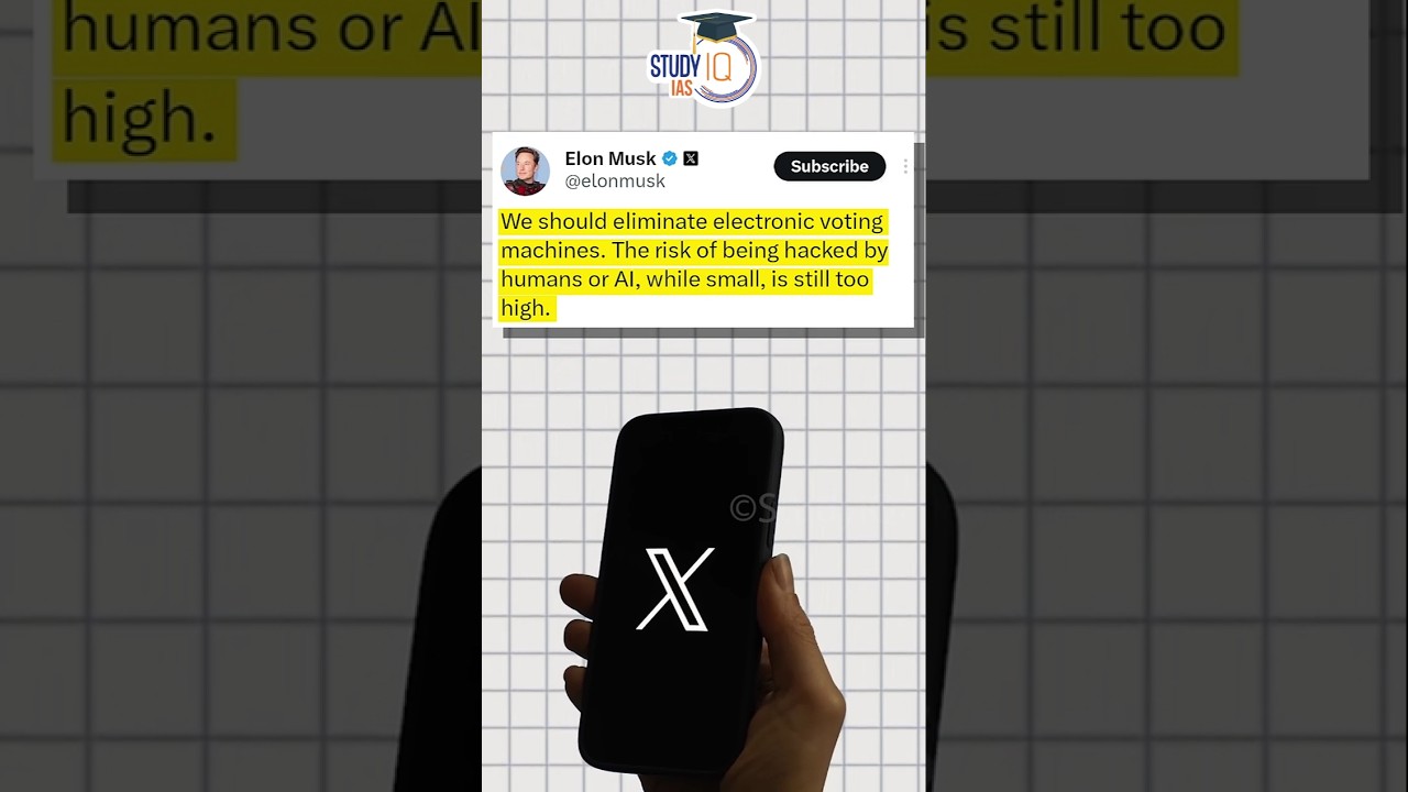Elon Musk's Shocking Comment on India's EVMs! 