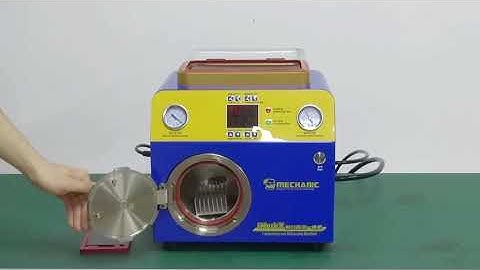 laminated with debubble machine imark X set