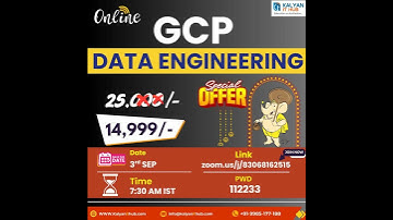 GCP Data Engineering - New Batch | Kalyan IT Hub