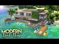 The Sims 4: Island Living | MODERN BEACH HOUSE | NO CC Speed Build
