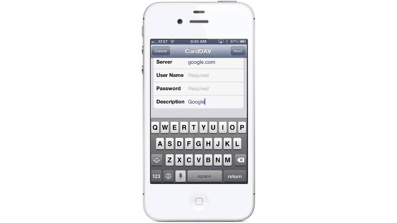 How To Import Gmail Contacts To IPhone YouTube
