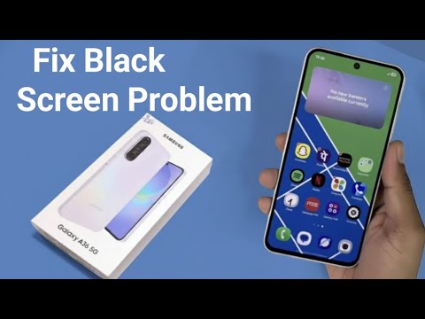 Samsung Galaxy A36 5G - How to fix black screen problem - YouTube