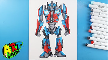 How to Draw OPTIMUS PRIME