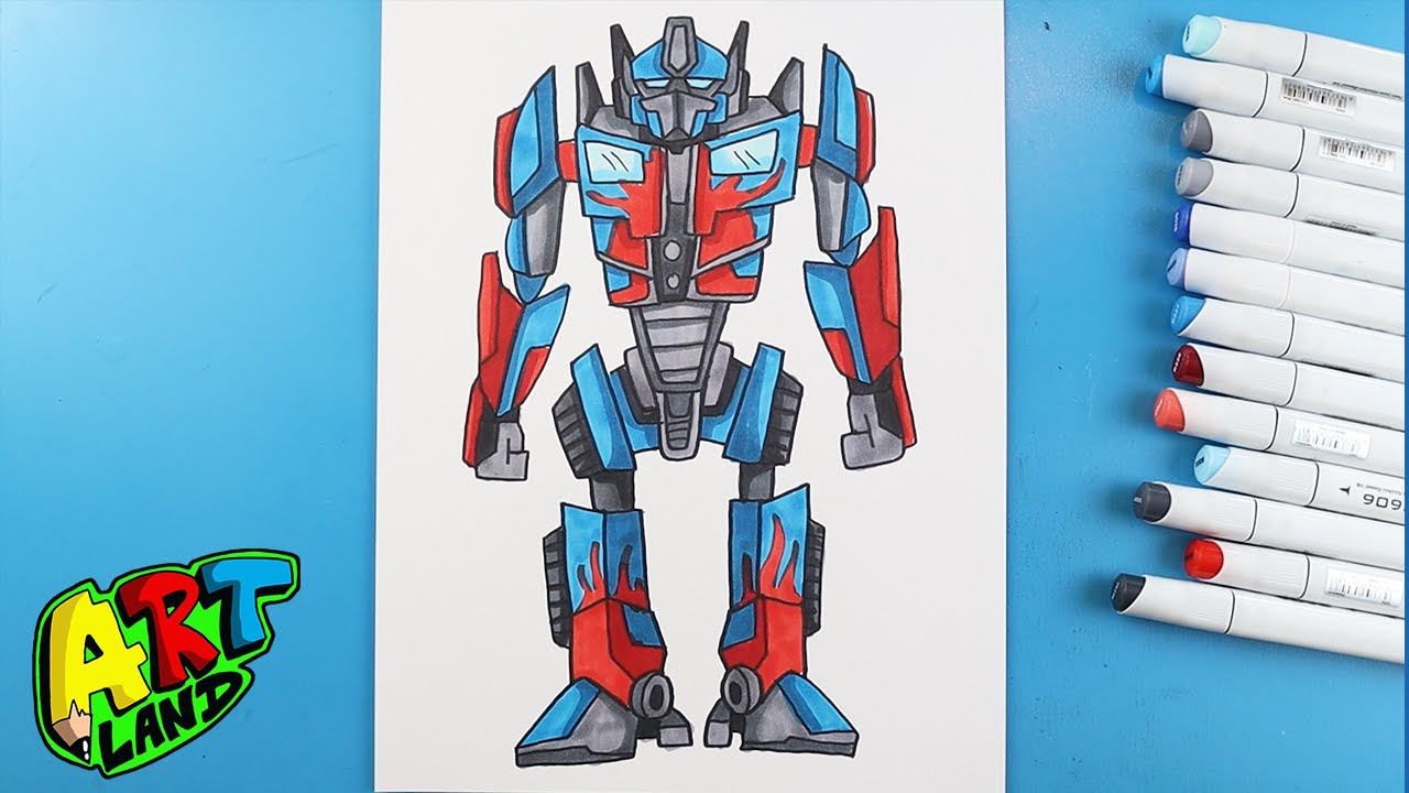 Transformers optimus prime drawing