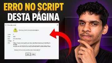 Como Resolver Mensagem "Erro no Script Desta Página" Solução Rápida!