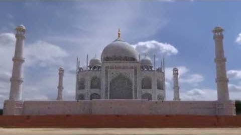 Taj mahal Blender animation