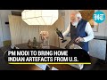 PM Modi bringing back stolen Indian artefacts from US. Watch what Biden’s govt handed over