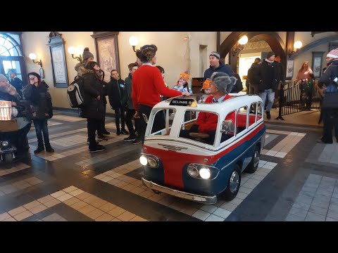 Met de taxi van station de Oost naar de Python in de Efteling (Unoxdag) 22.1.2023