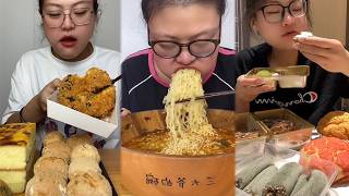 Mukbang food challeng new with real sound #d9mukbang #mukbang screenshot 5
