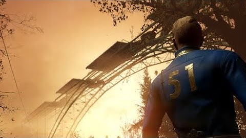 Walking across the entire fallout 76 map