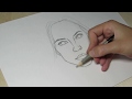 Как рисовать лицо девушки карандашом