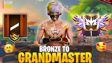 FINALLY GRANDMASTER DONE IN CLASH SQUAD | CS RANK PUSHING WITH RANDOM PLAYERS |