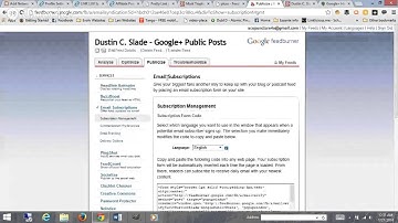 How to find your Google + feed, integrated with Feedburner
