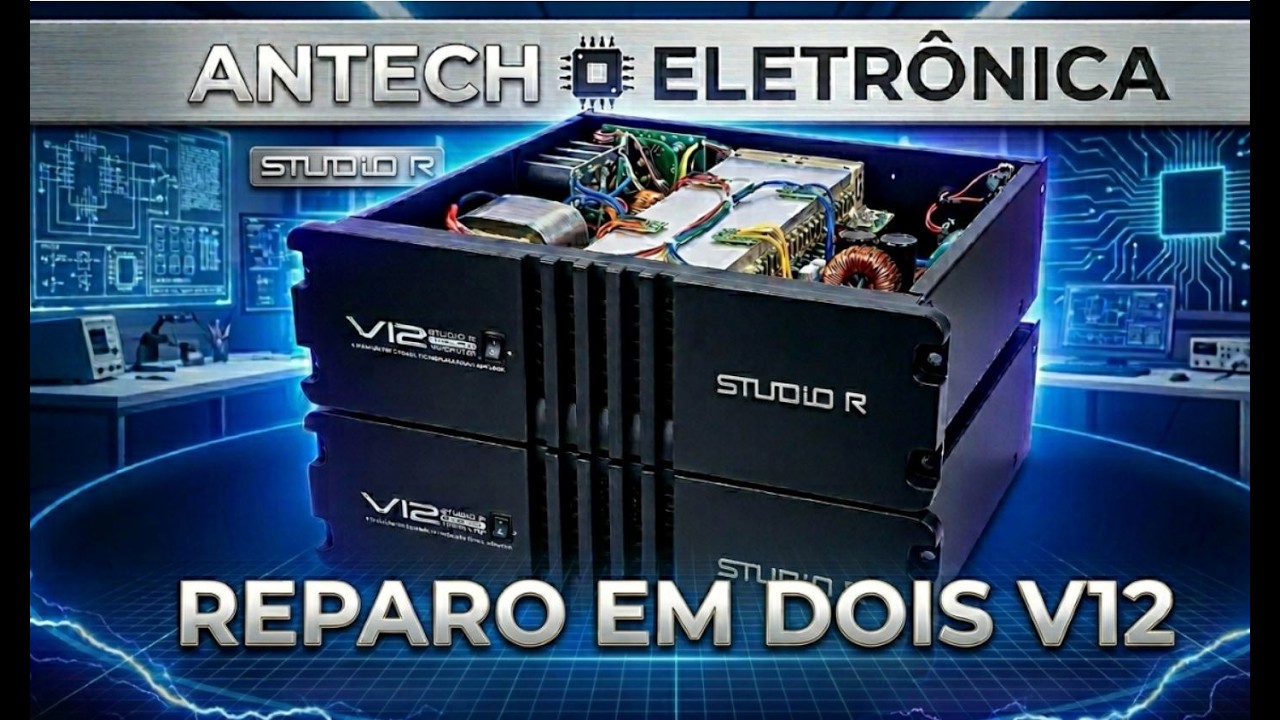 # 318 Reparo em dois amplificadores Studio R v12
