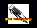 Barber clippers  sound effect