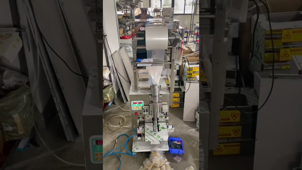 Low cost dual weigher packing machine for nuts pulses granular products