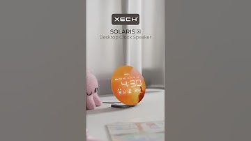 XECH Solaris X – Premium Digital Alarm Clock with Bluetooth Speaker & Dual Alarms. 🕰️✨🔊