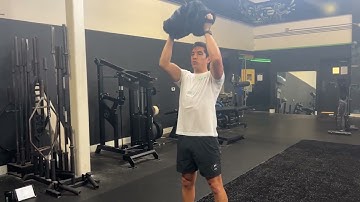 Sandbag Push Press - How To workout | With the WeStrive App