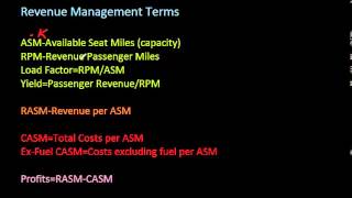 Revenue Management Terms and Metrics