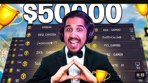 February 3, 20255000 Rs Per Kill Challenge With 48 Youtubers 🤑 Who Will Win ? DESI GAMERS
