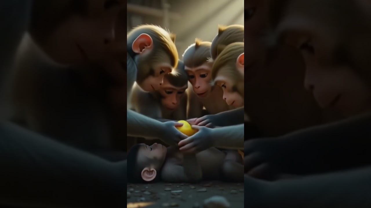 The same baby monkey smiling, 😊