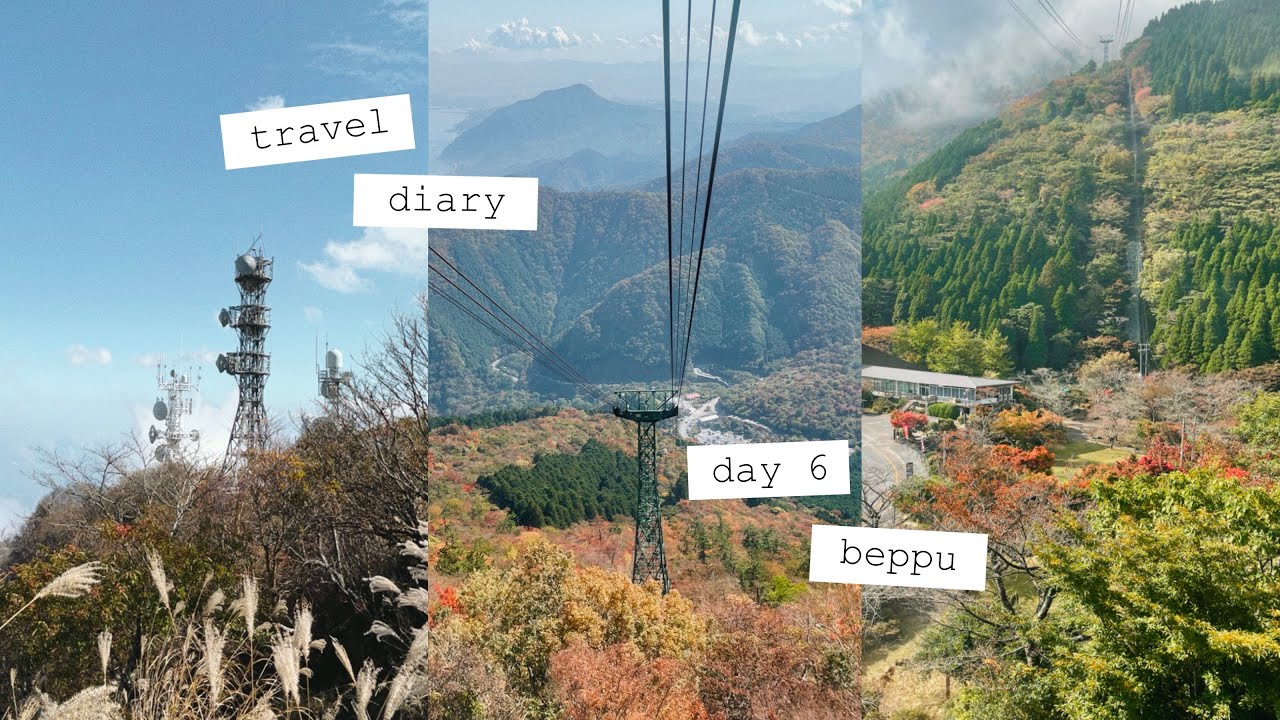 travel diary | Beppu 🚠 Ropeway, Hells of Beppu, sunrise at Matogahama ...