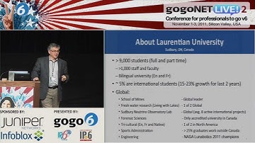 IPv6 Case Study by Luc Roy at gogoNET LIVE! 2 IPv6 Event