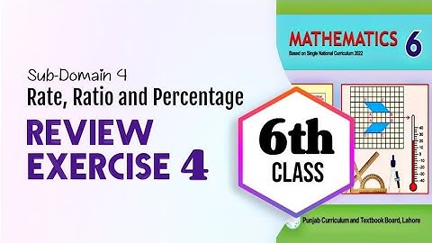 Class 6 math, chapter 4, Review Exercise 4 | unit 4  Review Exercise | New book 2023 | SNC