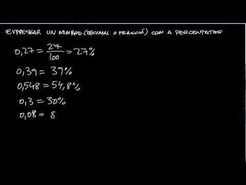 Vídeo: Com Expressar Una Fracció Com A Percentatge