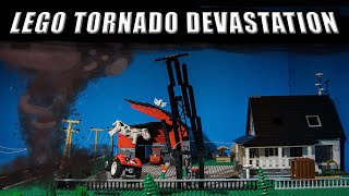 Lego Tornado Devastation