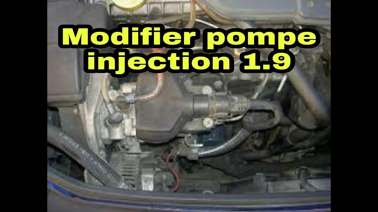 Modifier pompe injection 1.9