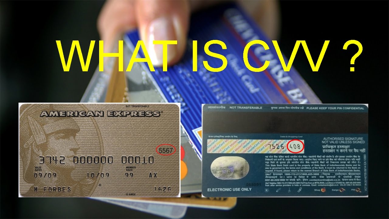 What is cvv number on credit or debit card??? - YouTube