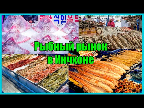 Обзор Incheon Complex Fish Market \ Рыбный рынок Южная Корея